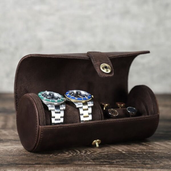 Pochette rangement bijoux homme idéale pour organiser montre et accessoires