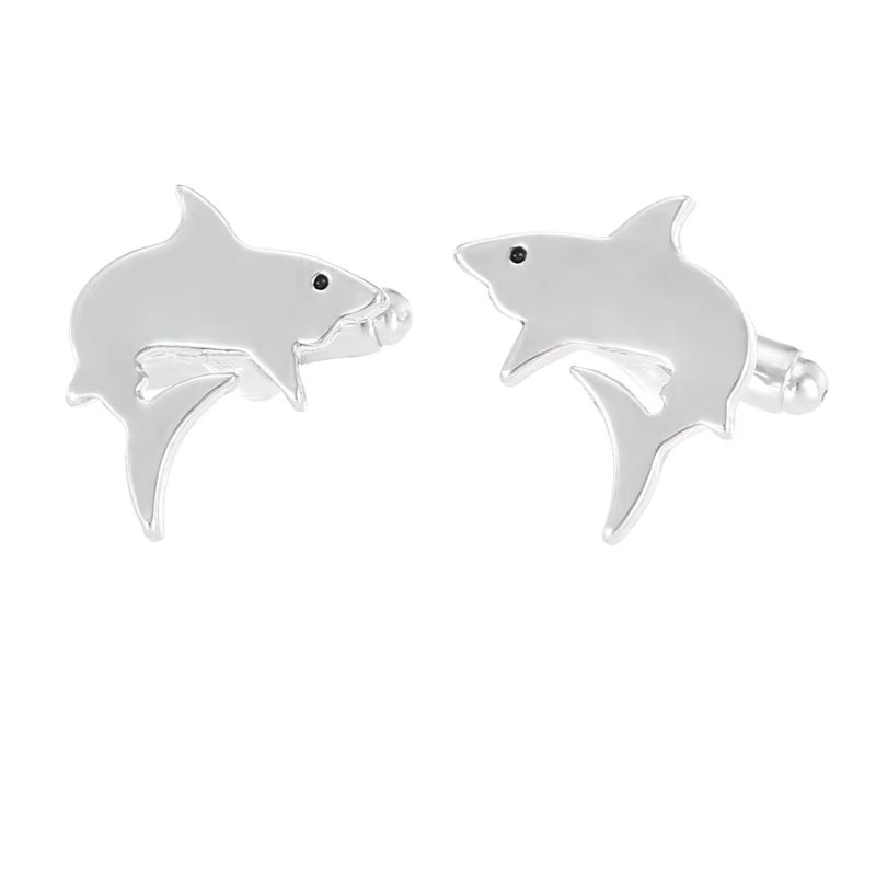 boutons de manchette requin pour homme