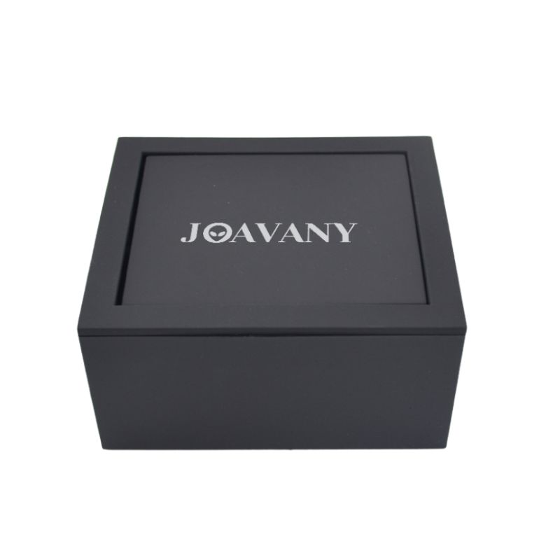 Boite noir cadeau pour boutons de manchette Joavany